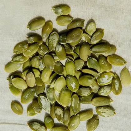 pumpkin seeds kernels snow white